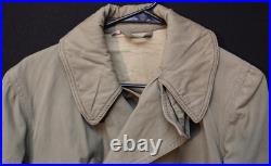 WWII US Army Mackinaw Jeep Jacket Coat Late-War Model, Size 34 Cotton & Wool