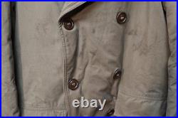 WWII US Army Mackinaw Jeep Jacket Coat Late-War Model, Size 34 Cotton & Wool