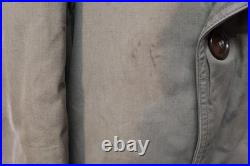 WWII US Army Mackinaw Jeep Jacket Coat Late-War Model, Size 34 Cotton & Wool