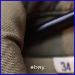 WWII US Army Mackinaw Jeep Jacket Coat Late-War Model, Size 34 Cotton & Wool