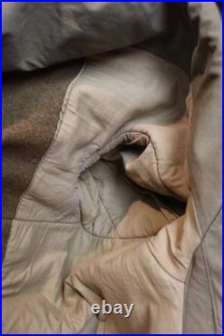 WWII US Army Mackinaw Jeep Jacket Coat Late-War Model, Size 34 Cotton & Wool