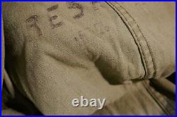 WWII US Army Mechanic & Tanker HBT Herringbone Twill Covers Named RESHAN, Issued