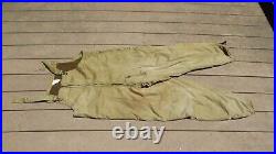 WWII US Army Military Tanker Winter Trousers Overalls withSuspenders Sz Large