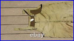 WWII US Army Military Tanker Winter Trousers Overalls withSuspenders Sz Large