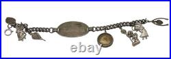 WWII US Army North Africa Chief Surgeon OFFICER Named STERLING ID Bracelet C13
