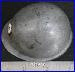 WWII US Army North Africa Command Peninsular Base Sector M1 Helmet Paperweight
