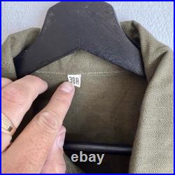 WWII US Army OD-7 Deadstock Mint HBT Jacket with Cutter Tags