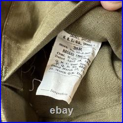 WWII US Army OD-7 Deadstock Mint HBT Jacket with Cutter Tags