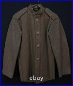 WWII US Army OD Wool Overcoat Melton Tailor Rebuilt Coat Jacket Apx. 38, Scarce