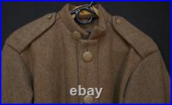 WWII US Army OD Wool Overcoat Melton Tailor Rebuilt Coat Jacket Apx. 38, Scarce