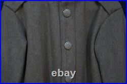 WWII US Army OD Wool Overcoat Melton Tailor Rebuilt Coat Jacket Apx. 38, Scarce