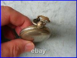 WWII US Army Officer Compass Pocket Watch Style Stamped Engineers 1917 Named WWI
