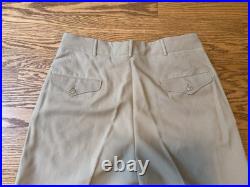 WWII US Army Officer Khaki Tropical Worsted Uniform 100th ID Very Good Condition