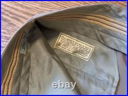WWII US Army Officer Khaki Tropical Worsted Uniform 100th ID Very Good Condition