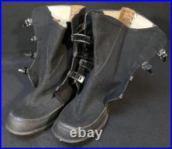 WWII US Army Overshoes Galoshes Arctic Winter 4 Buckle Boots 3/1944 Rubber Co WWII US Army Overshoes Galoshes Arctic Winter 4 Buckle Boots 3/1944 Rubber Co