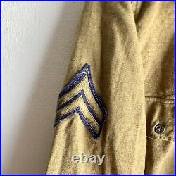 WWII US Army Patched Shirt 88th Division Infantry