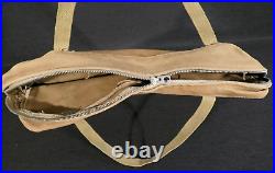 WWII US Army Personal Khaki Ditty Bag Talon Zipper Theater Painted Campaigns