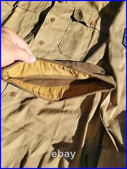 WWII US Army SSGT uniform Ike jacket trousers shirt cap 7th Army & Civil Affairs