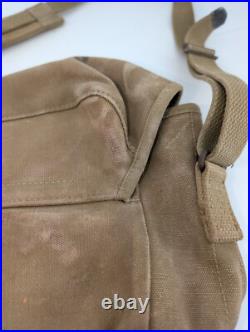 WWII US Army Satchel Signal Combat Radio Pouch Cover Strap Bag Original