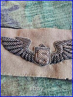 WWII US Army Service Pilot Bullion Pilot Wings