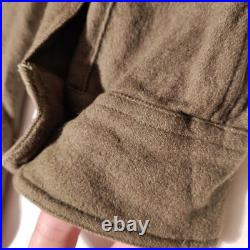 WWII  US Army Shirt Flight Wool Long Sleeve Sz 14.5 (S) Sigmund Eisner Co WWII  US Army Shirt Flight Wool Long Sleeve Sz 14.5 (S) Sigmund Eisner Co