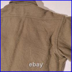 WWII  US Army Shirt Flight Wool Long Sleeve Sz 14.5 (S) Sigmund Eisner Co WWII  US Army Shirt Flight Wool Long Sleeve Sz 14.5 (S) Sigmund Eisner Co