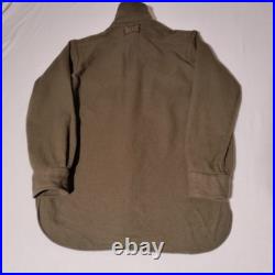 WWII  US Army Shirt Flight Wool Long Sleeve Sz 14.5 (S) Sigmund Eisner Co WWII  US Army Shirt Flight Wool Long Sleeve Sz 14.5 (S) Sigmund Eisner Co