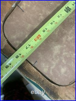 WWII US Army Soldier Photo Convex Frame 19x12 withHat, Burial Flag, Dog Tag ++