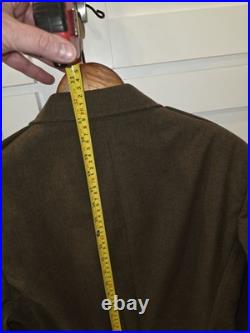 WWII US Army T/4 Transportation Corps Wool Service Coat Jacket 38L with Ribbons WWII US Army T/4 Transportation Corps Wool Service Coat Jacket 38L with Ribbons