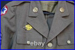 WWII US Army T/5 Service Force Signal Corps 3 Yr Overseas Bullion 36S 1940 NAMED