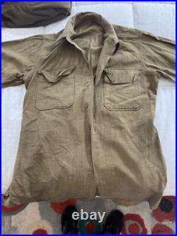 WWII US Army TSgt 1940s Dress Uniform COMPLETE CBI