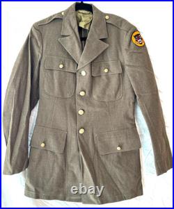 WWII US Army Tank Destroyer 4 Pocket Service Coat / Uniform