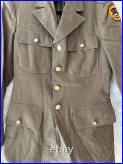 WWII US Army Tank Destroyer 4 Pocket Service Coat / Uniform