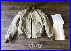 WWII US Army Tanker Jacket Coat 1945 296th WW2 Wool Lined Size Medium Free Ship