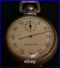 WWII US Army USAAF Bureau of Ordnance'ELGIN TIMER' Stopwatch, Functioning Watch