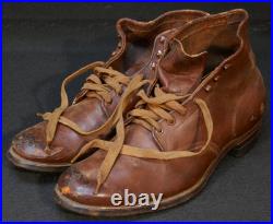 WWII US Army USAAF M1939 Service Shoes Low Quarter Walking Out Boots Pre-War Mfg