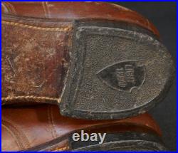 WWII US Army USAAF M1939 Service Shoes Low Quarter Walking Out Boots Pre-War Mfg