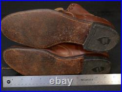 WWII US Army USAAF M1939 Service Shoes Low Quarter Walking Out Boots Pre-War Mfg