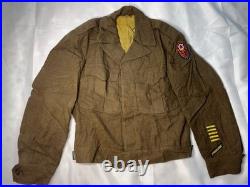 WWII US Army Uniform Lot Jackets Pants Overcoat Duffel Bag Named WWII US Army Uniform Lot Jackets Pants Overcoat Duffel Bag Named