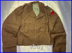 WWII US Army Uniform Lot Jackets Pants Overcoat Duffel Bag Named WWII US Army Uniform Lot Jackets Pants Overcoat Duffel Bag Named