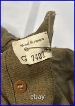 WWII US Army Uniform Lot Jackets Pants Overcoat Duffel Bag Named WWII US Army Uniform Lot Jackets Pants Overcoat Duffel Bag Named