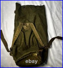 WWII US Army Uniform Lot Jackets Pants Overcoat Duffel Bag Named