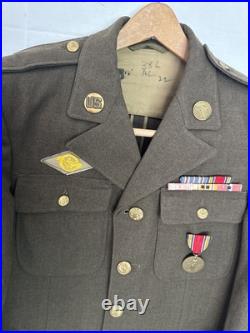 WWII US Army Uniform Officer Jacket &Hat, Personal Memorabilia, Photos