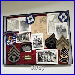 WWII US Army Uniform Officer Jacket &Hat, Personal Memorabilia, Photos