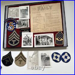 WWII US Army Uniform Officer Jacket &Hat, Personal Memorabilia, Photos