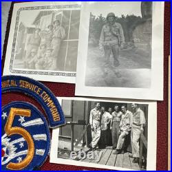 WWII US Army Uniform Officer Jacket &Hat, Personal Memorabilia, Photos