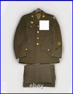 WWII US Army Uniform Set Original World War II Era Military Jacket and Pants