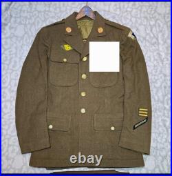 WWII US Army Uniform Set Original World War II Era Military Jacket and Pants