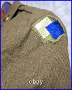 WWII US Army Uniform Set Original World War II Era Military Jacket and Pants