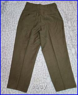 WWII US Army Uniform Set Original World War II Era Military Jacket and Pants
